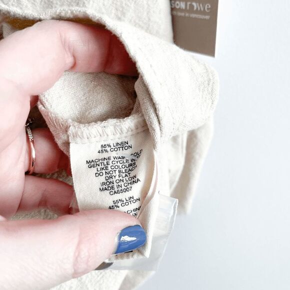 Jackson Rowe Womens Dress Button Front Sleeveless White Large - Picture 6 of 9